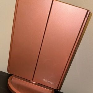 DeWEISN Rose Gold Makeup Mirror